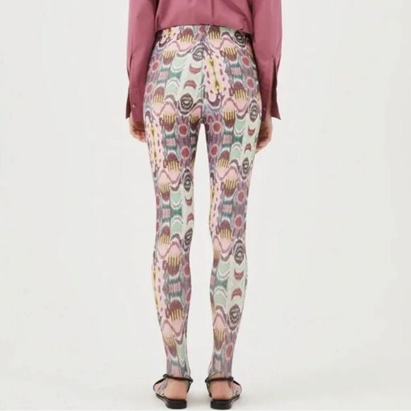 Maria Cher Olite Joy Abstract Multicolor High Rise Legging - Picture 3 of 8